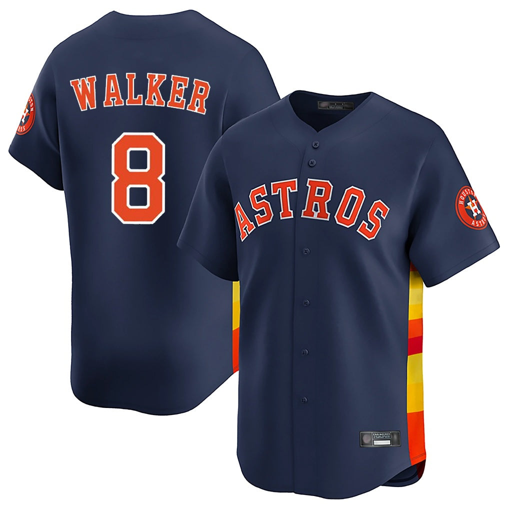 Houston Astros #8 Christian Walker Player Navy HOLBERT Home Limited Stitched Jerseys