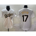 Los Angeles Dodgers #17 Shohei Ohtani White Gold HOLBERT Limited Stitched Jersey