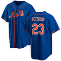 New York Mets #23 David Peterson Royal HOLBERT Cool Base Stitched Jersey