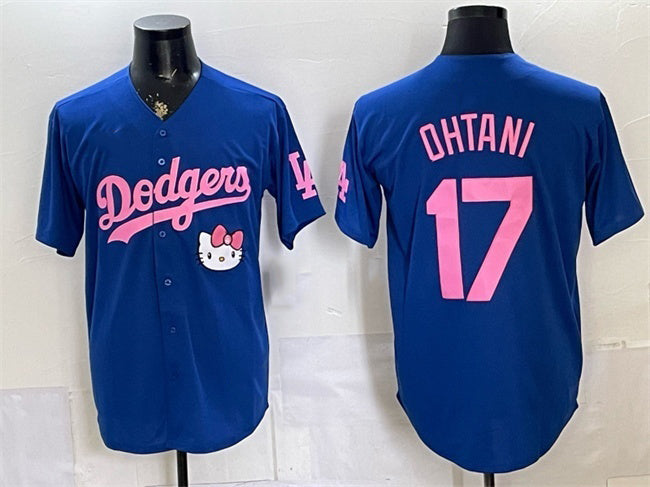 Los Angeles Dodgers #17 Shohei Ohtani Royal HOLBERT 2025 Hello Kitty Vapor Limited Stitched Jersey