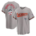 Baltimore Orioles #6 Ryan Mountcastle Player Gray HOLBERT USA 250 Fourth of July Home Game Stitched Jerseys