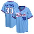 Atlanta Braves #30 Drake Baldwin Powder Blue HOLBERT 2026 City Connect Stadium Jersey