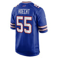 B.Bills #55 Michael Hoecht Royal HOLBERT Team Game Jersey