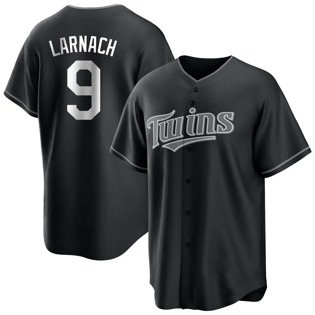 Minnesota Twins #9 Trevor Larnach Player Black HOLBERTHome Game Stitched Jerseys