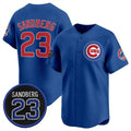 Chicago Cubs #23 Ryne Sandberg Royal HOLBERT 'Ryne Sandberg Tribute' Vapor Limited V2 Stitched Jersey