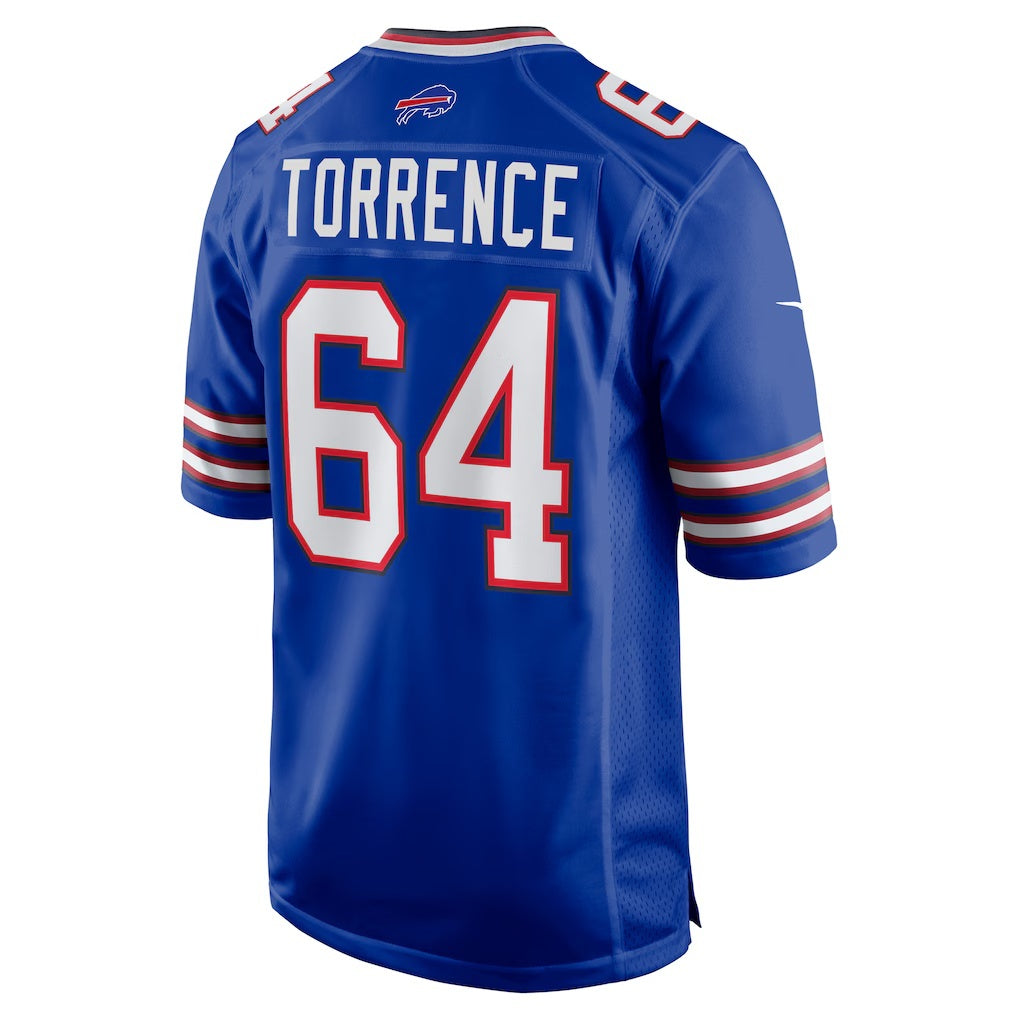 B.Bills #64 O'Cyrus Torrence Royal HOLBERT Home Game Jersey