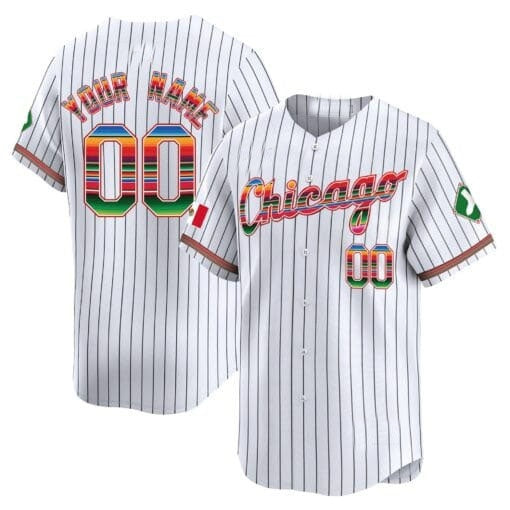 Custom Chicago White Sox Mexico Vapor Premier Limited Jersey V3- White 2 HOLBERT