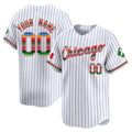 Custom Chicago White Sox Mexico Vapor Premier Limited Jersey V3- White 2 HOLBERT