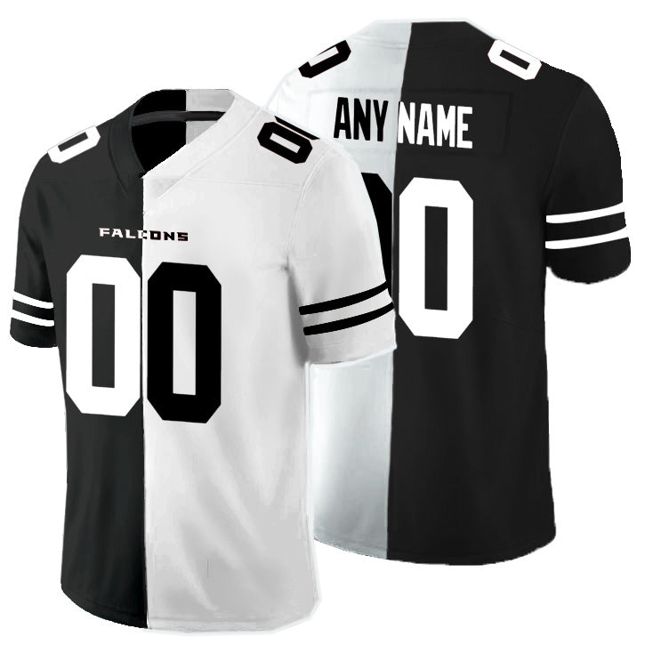 Custom A.Falcons Black And White HOLBERT Split Vapor Untouchable Limited Jersey