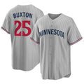 Minnesota Twins #25 Byron Buxton Player Gray HOLBERTGame Limited Home Stitched Jerseys