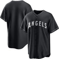 Los Angeles Angels Blank Black HOLBERT Lights Out Limited Stitched Jersey