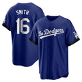 Los Angeles Dodgers #16 Will Smith Player Royal HOLBERT City Connect Home Game Stitched Jerseys
