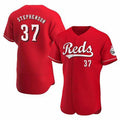 Cincinnati Reds #37 Tyler Stephenson Red HOLBERT Stitched Flex Base Jersey