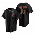 Custom Arizona Diamondbacks Active Player Black HOLBERT 2023 World Series Cool Base Stitched Jersey
