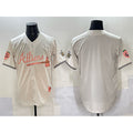 Atlanta Braves Blank Cream HOLBERT 2024 Atliens & Peach With Outkast Patch Vapor Limited Stitched Jersey