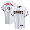 Arizona Diamondbacks #2 Geraldo Perdomo Player White HOLBERT USA 250 Fourth of July Home Game Stitched Jerseys