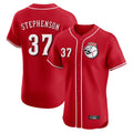 Cincinnati Reds #37 Tyler Stephenson Player Red HOLBERT Limited Elite Home Game Stitched Jerseys