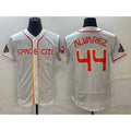 Houston Astros #44 Yordan Alvarez Number White HOLBERT 2023 City Connect Flex Base Stitched Jersey