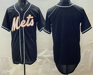 New York Mets Blank 2026 Black HOLBERT Fashion Cool Base Jersey