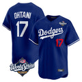 Los Angeles Dodgers #17 Shohei Ohtani Player Royal HOLBERT World Series Limited Home Stitched Jerseys