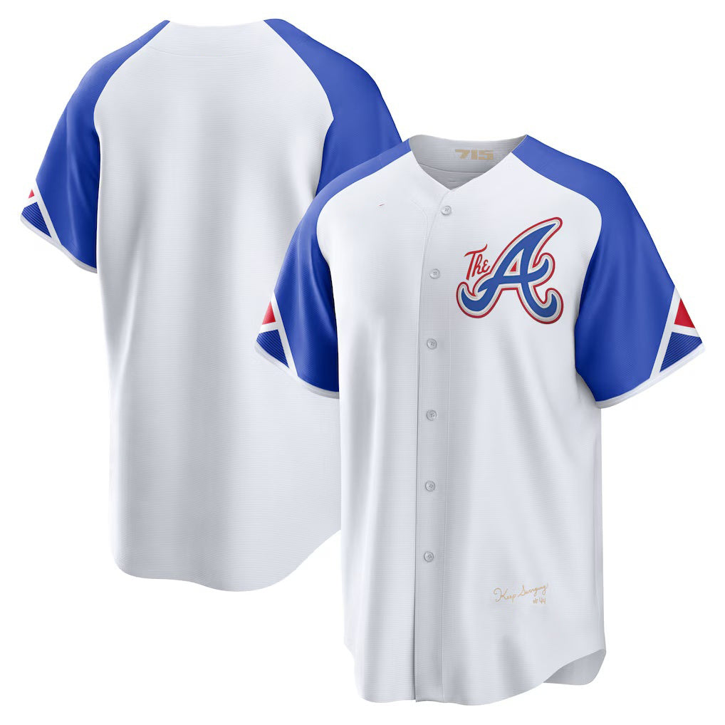 Atlanta Braves White HOLBERT 2023 City Connect Replica Jersey