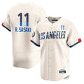 Los Angeles Dodgers #11 Roki Sasaki Player Cream HOLBERT City Connect Limited Home Stitched Jerseys