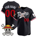 Custom Minnesota Twins x One Piece Navy HOLBERT Vapor Premier Limited Jersey - Stitched