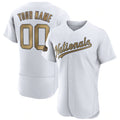 Custom Washington Nationals Active Player White HOLBERT 2022 All-Star Flex Base Stitched Jersey