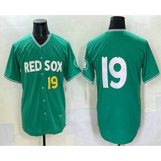 Boston Red Sox #19 Roman Anthony Green HOLBERT 2025 City Connect Limited Jersey