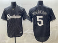 Chicago White Sox #5 Munetaka Murakami Black HOLBERT 2021 City Connect Cool Base Stitched Jersey