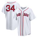 Boston Red Sox #34 David Ortiz White HOLBERT Home Replica Jersey