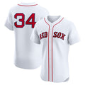 Boston Red Sox #34 David Ortiz White HOLBERT Home Elite Jersey