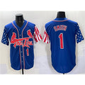 St. Louis Cardinals #1 Ozzie Smith Royal HOLBERT Independence Day Vapor Premier Limited Stitched Jersey