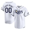 Custom Tampa Bay Rays Active Player White HOLBERT Home Limited Stitched Jersey