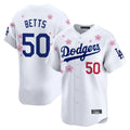 Los Angeles Dodgers #50 Mookie Betts Player White HOLBERT Tokyo Series Vapor Premier Limited Stitched Jerseys