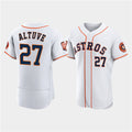 Houston Astros #27 Jose Altuve White HOLBERT 60th Anniversary Flex Base Stitched Jersey