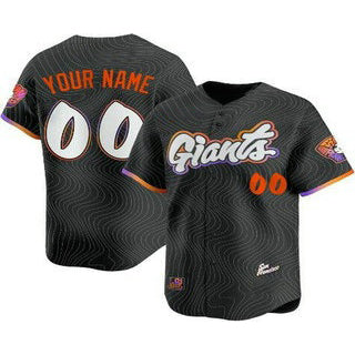 Custom San Francisco Giants Black HOLBERT 2025 City Connect Limited Jersey