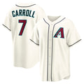 Arizona Diamondbacks #7 Corbin Carroll Cream HOLBERT Home Replica Jersey