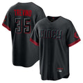 Cincinnati Reds #35 Jose Trevino Player Black HOLBERT City Connect Home Game Stitched Jerseys