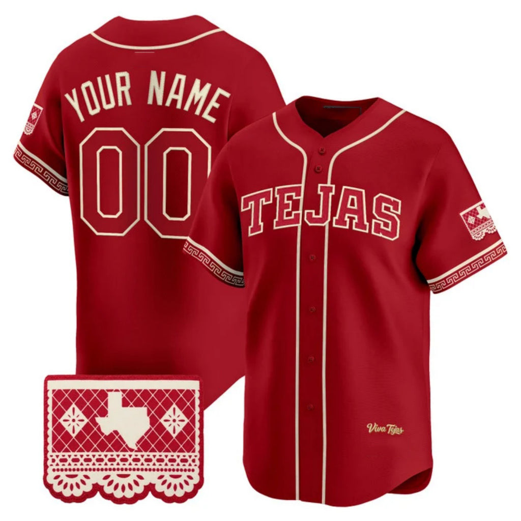 Custom Texas Rangers 2026 City Connect Stadium Red HOLBERT Stitched Jersey