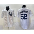 New York Yankees #52 C.C. Sabathia White HOLBERT Cool Base Stitched Jersey