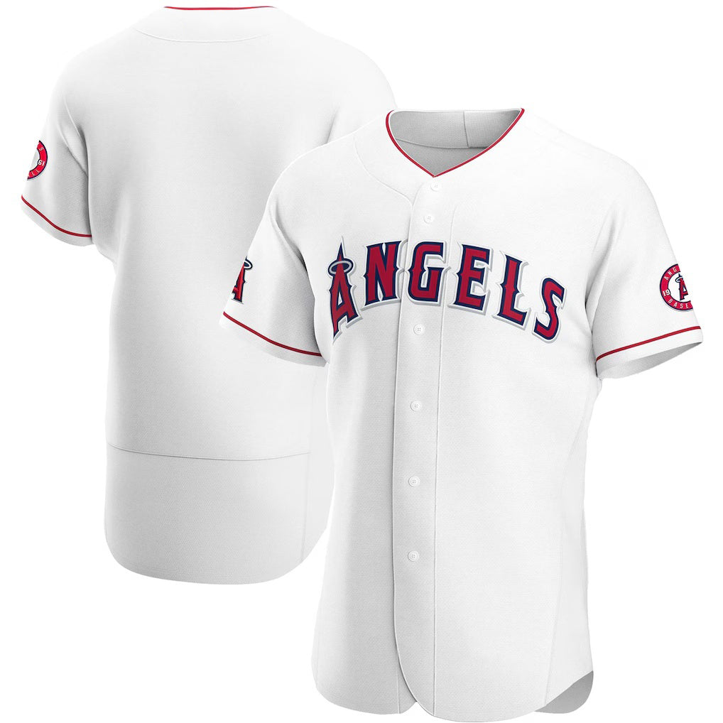 Los Angeles Angels White HOLBERT Home Authentic Team Jersey
