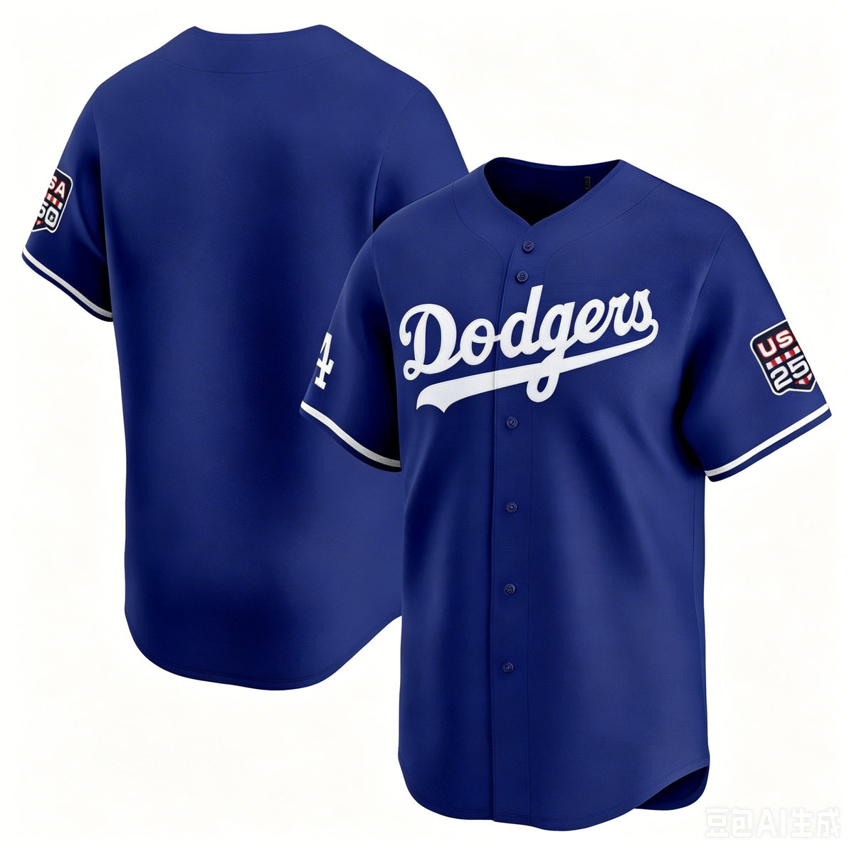 Los Angeles Dodgers Royal HOLBERT USA 250 Limited Stitched Jersey