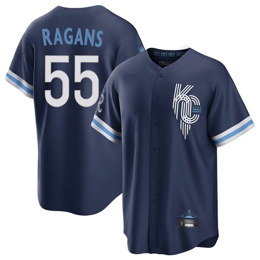 Kansas City Royals #55 Cole Ragans Player Navy HOLBERT City Connect Home Game Stitched Jerseys