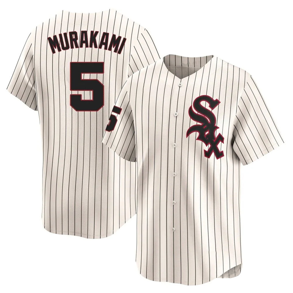 Chicago White Sox #5 Munetaka Murakami Player Cream HOLBERT Cooperstown Collection Limited Home Stitched Jerseys