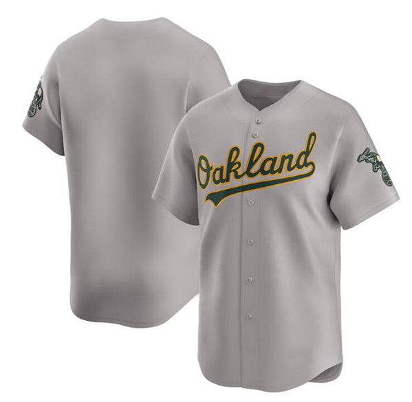 Oakland Athletics Blank Gray HOLBERT Away Limited Stitched Jersey