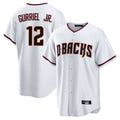 Arizona Diamondbacks #12 Lourdes Gurriel Jr Player White HOLBERT Home Game Stitched Jerseys
