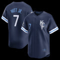 Kansas City Royals #7 Bobby Witt Jr.Navy HOLBERT City Connect Limited Player Jersey