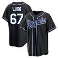 Kansas City Royals #67 Seth Lugo Player Black HOLBERT Carbon Fashion Home Game Stitched Jerseys