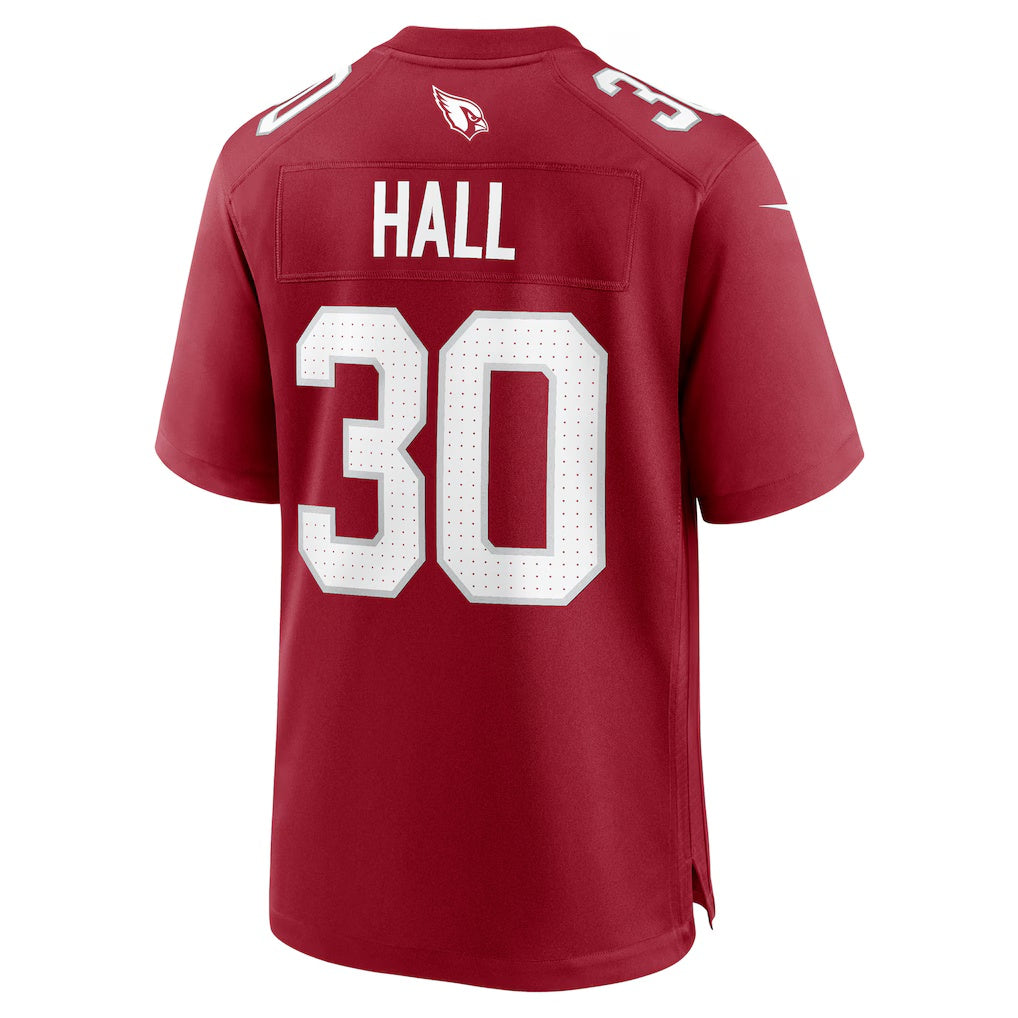 A.Cardinals #30 Darren Hall Cardinal HOLBERT Team Game Jersey